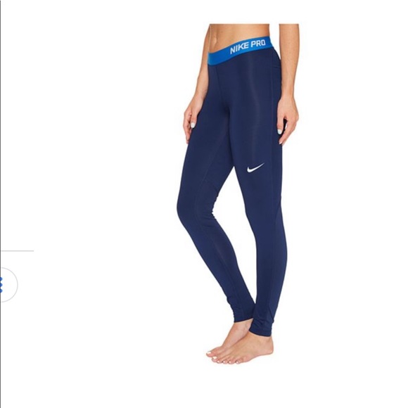 Nike Pants - Nike pro blue leggings